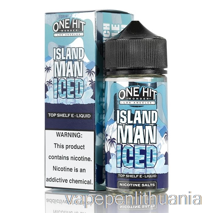 Island Man Iced - One Hit Wonder E-skystis - 100ml 0mg Vape Skystis
